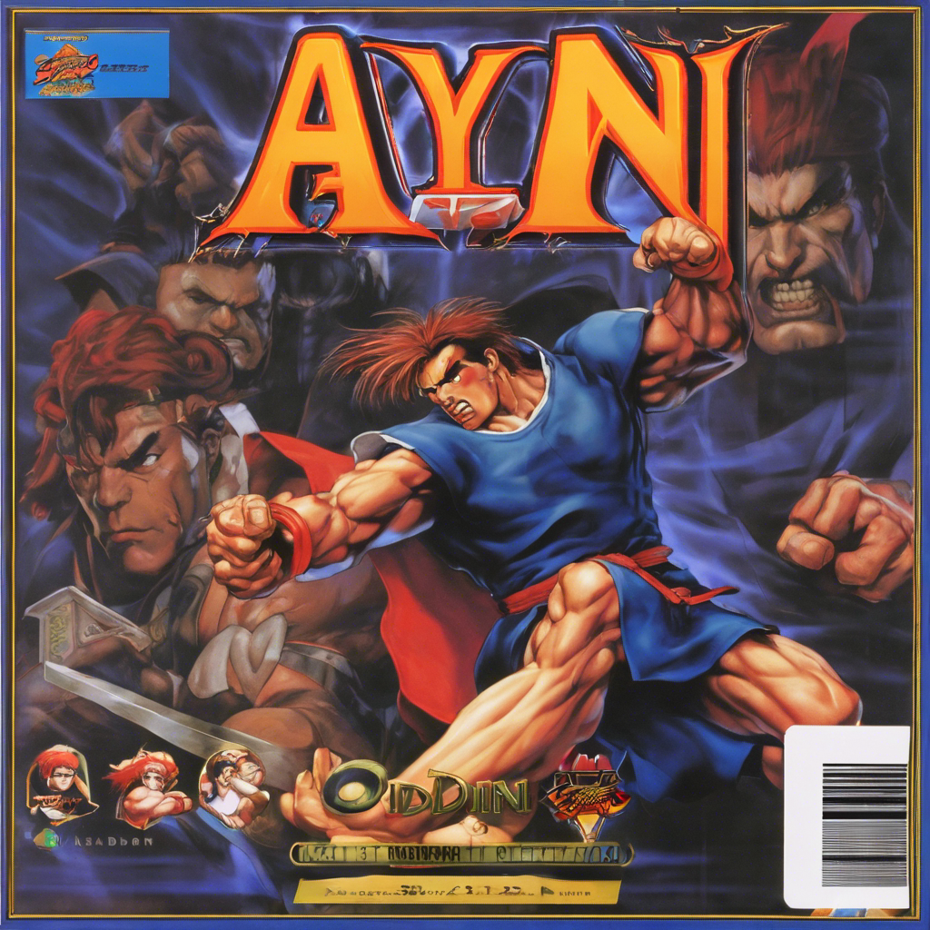 Ayn Odin 2 with Street Fighter 2 title screen on display