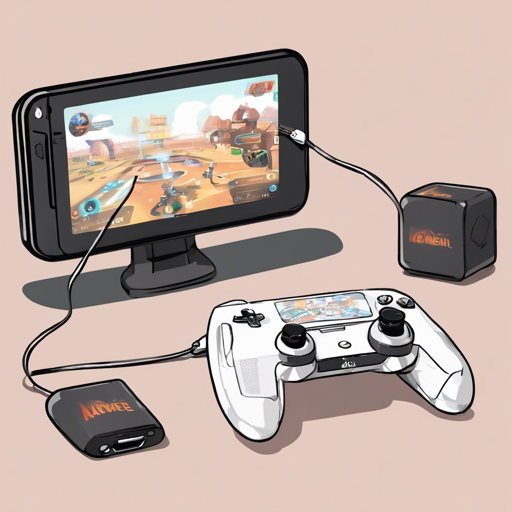 An illustration of a gaming device with advanced features