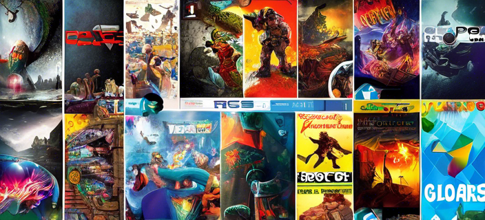 A vibrant collage of PC game covers from various genres