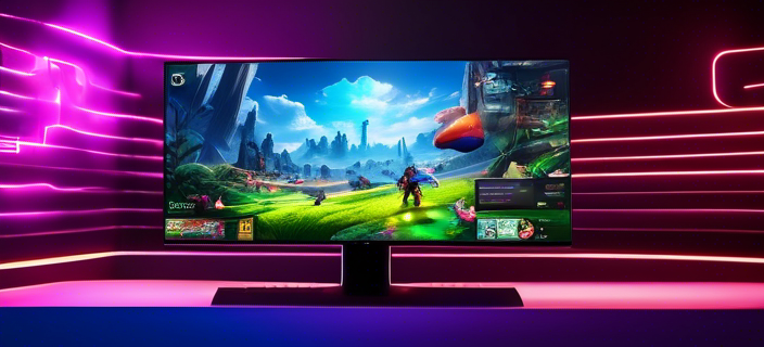 A vivid OLED display enhancing gaming experiences