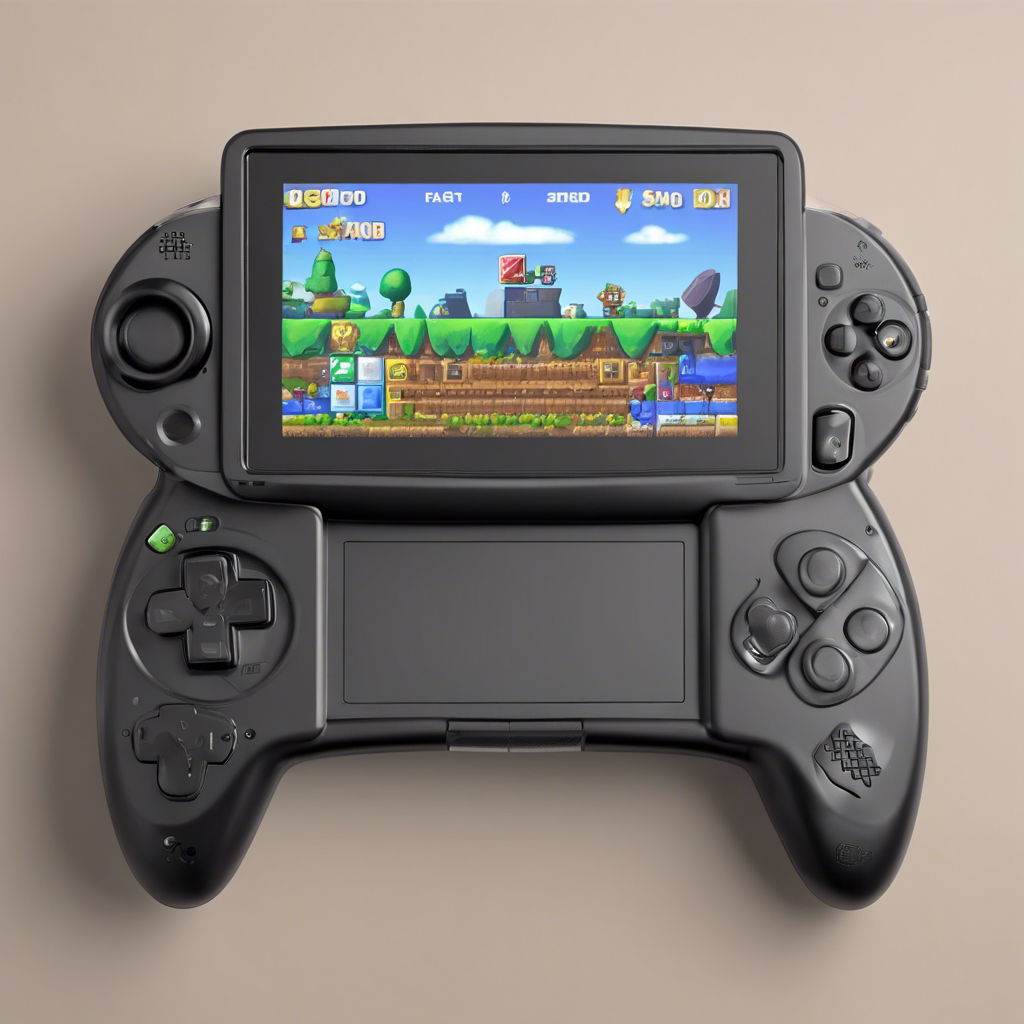 A handheld gaming console with desktop capabilities