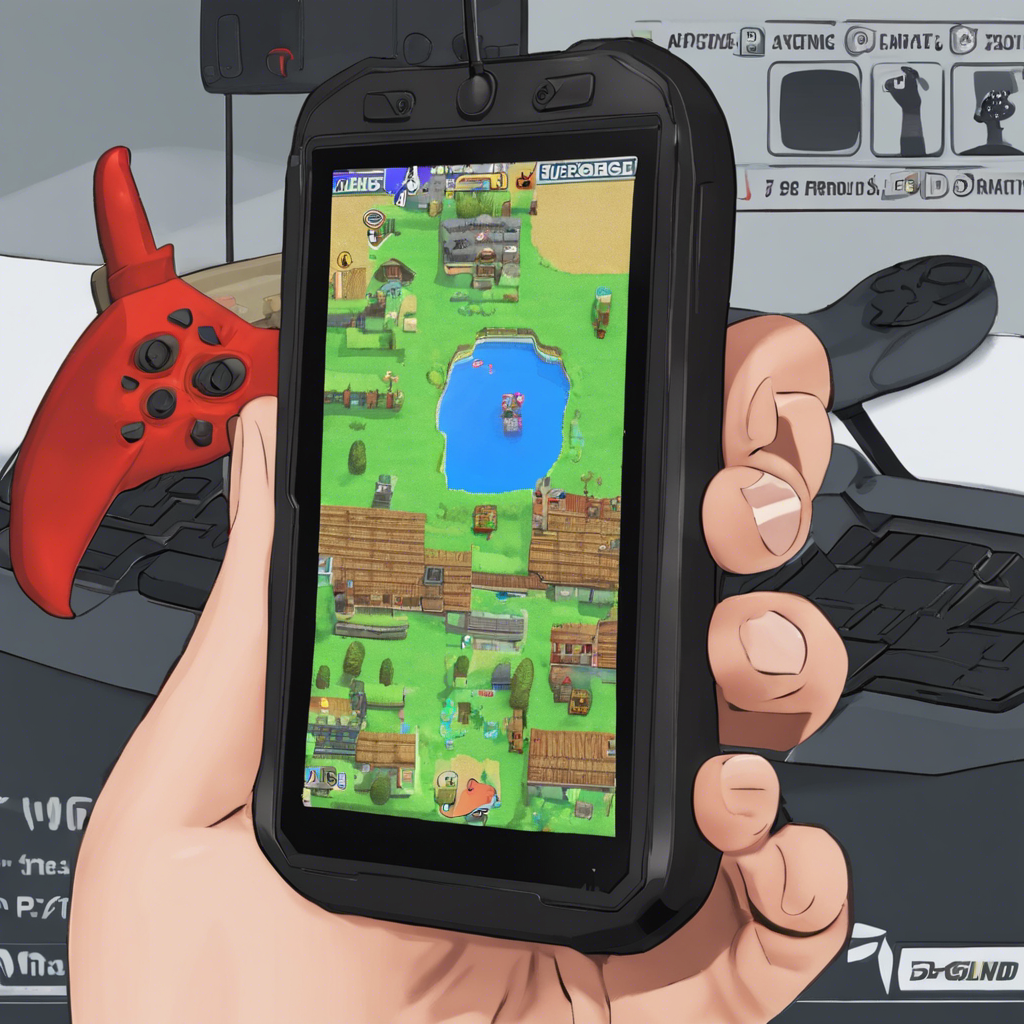 A handheld PC gaming device with a VRR screen