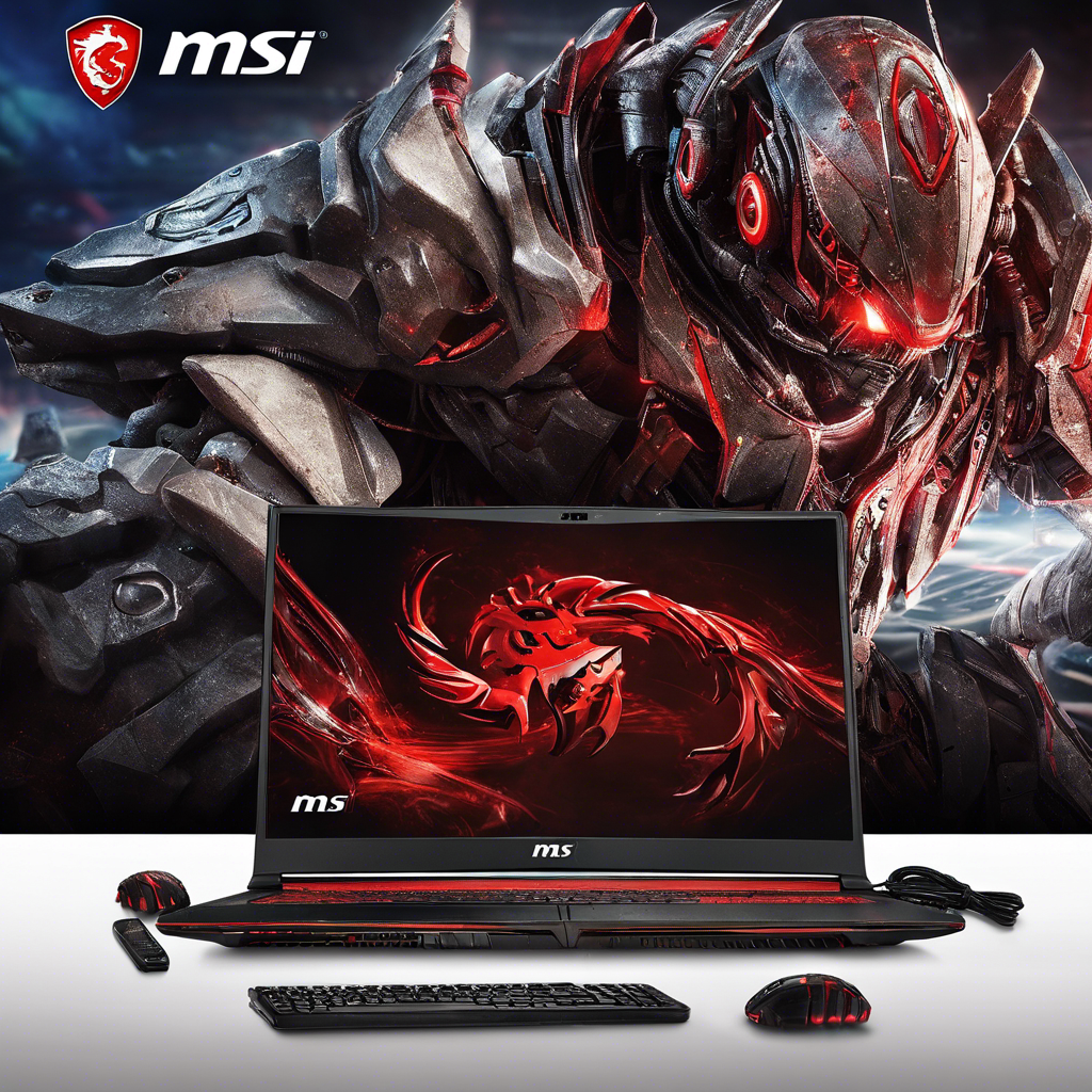 An image of the MSI Claw in front of a promotional background