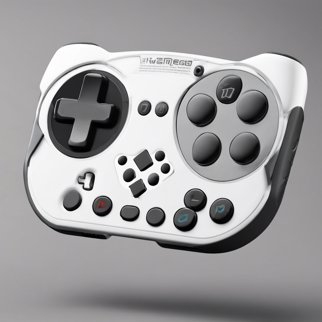 A sleek and modern handheld gaming device